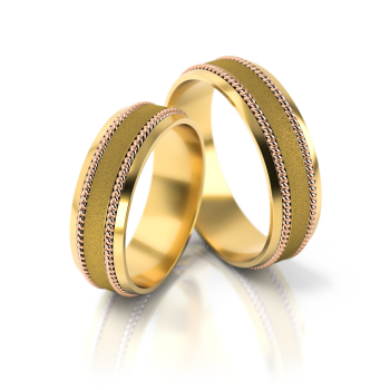 Preview: Stelmach Trauringe Weiss-Gelbgold Essen 050